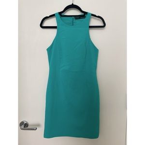 Zara dress in torqouise color, perfect for work or an evening event